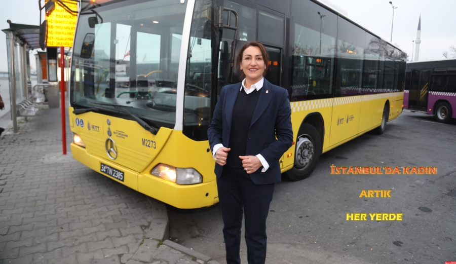 BAŞKAN İMAMOĞLU’NUN KADIN ŞOFÖR KARARI UYGULAMAYA GEÇTİ KADIN ŞOFÖR